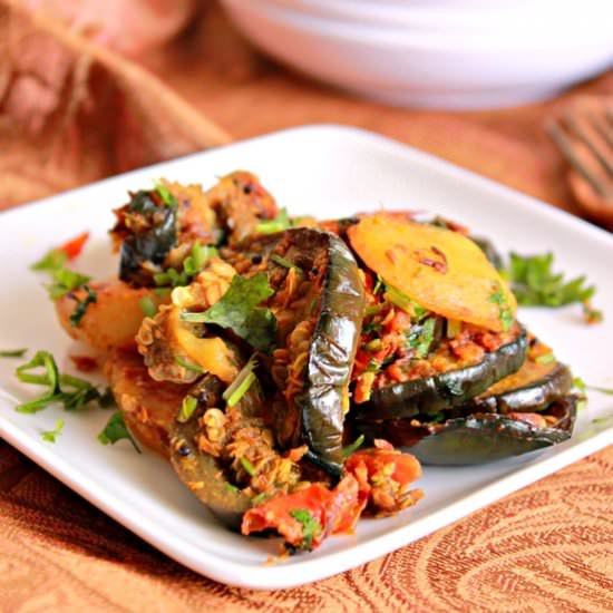 Potato And Eggplant Curry
