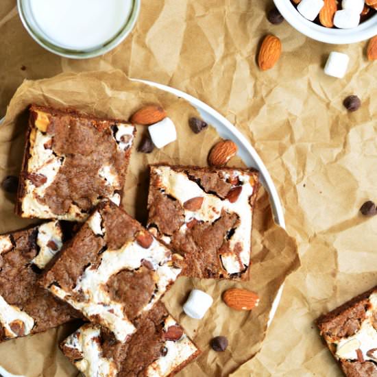 Rocky Road Cookie Bars