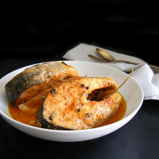 Salmón en Escabeche