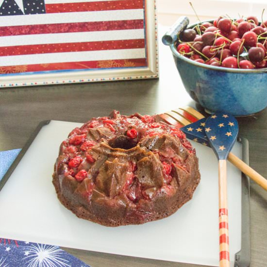 Chocolate Cherry Pie Bundt
