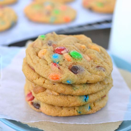 Butterscotch M&M Pudding Cookies