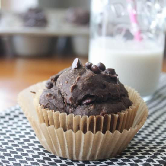 Vegan Gluten Free Chocolate Muffins