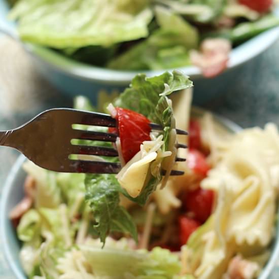 BLT Caesar Pasta Salad