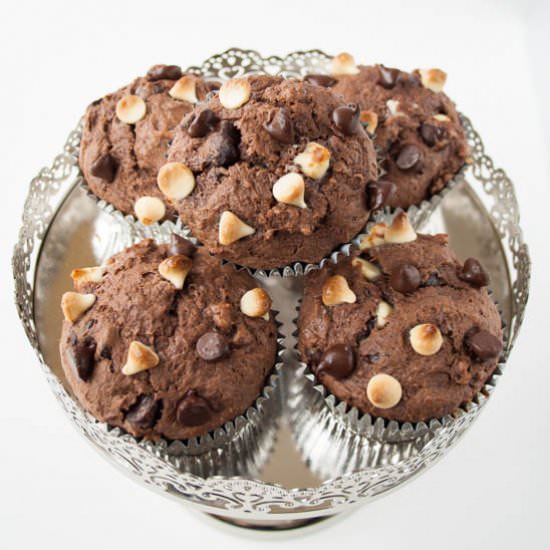Triple Chocolate Muffins