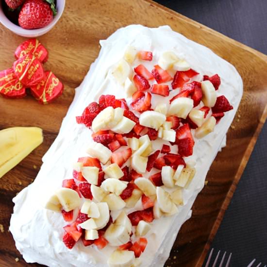 Chocolate Fruit Ice Box Cake