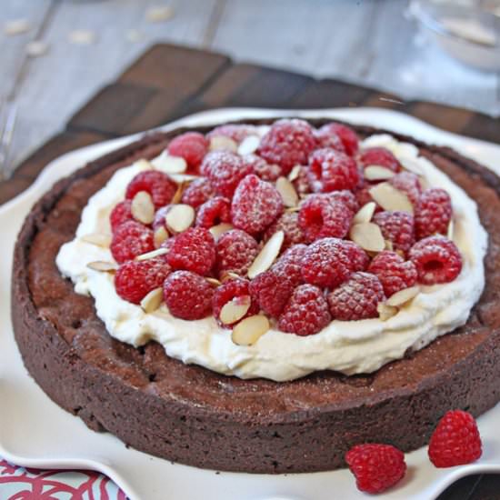 Chocolate Raspberry Truffle Tart