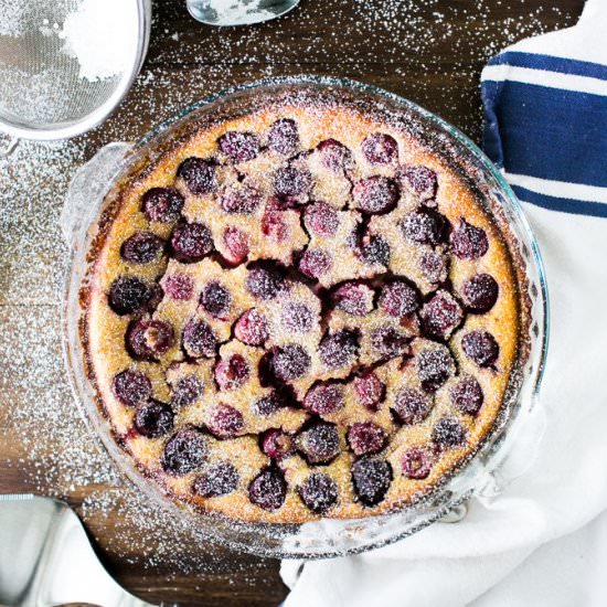Cherry Buttermilk Clafoutis