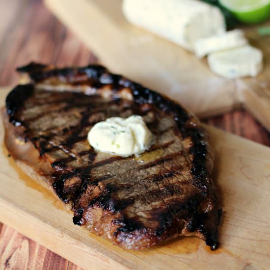 Beer Marinated Grilled Steak