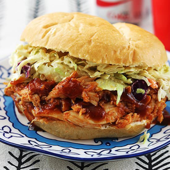 BBQ Pulled Chicken Sandwiches