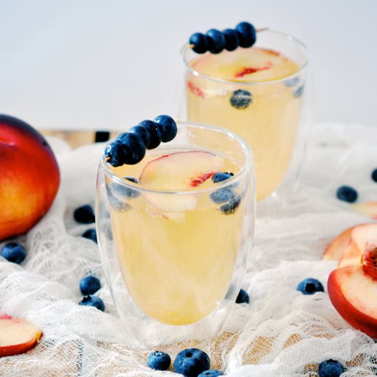 Peach Gin Fizz