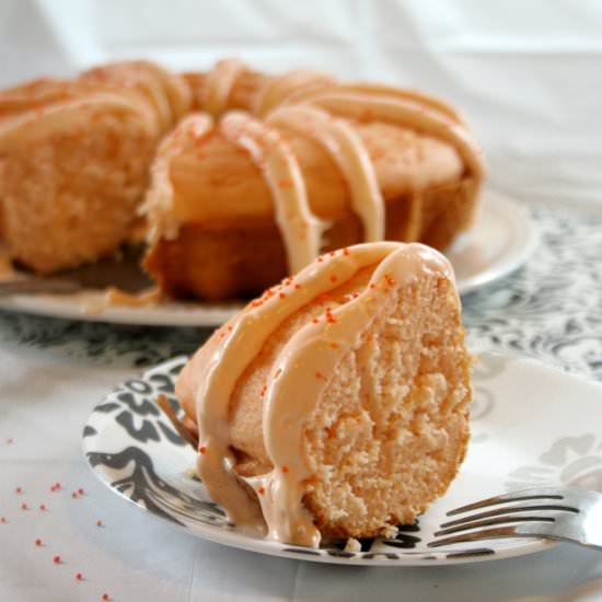 Frosted Dreamsicle Bundt Cake