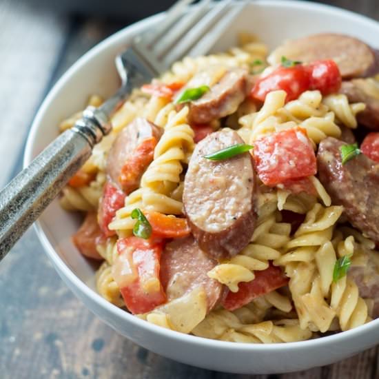 One Pan Sausage & Pepper Skillet