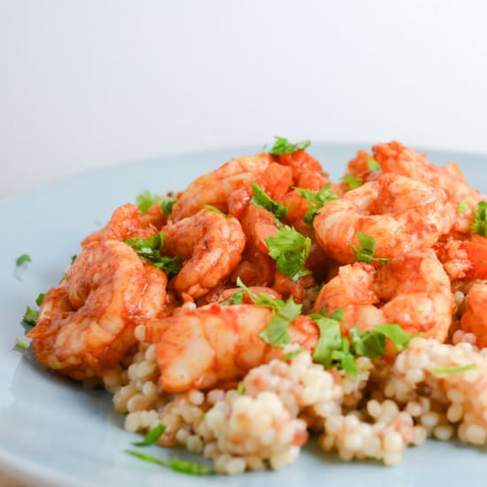 Middle Eastern Couscous & Shrimp