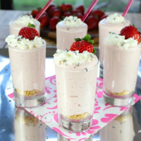 Strawberry Lavender Mousse