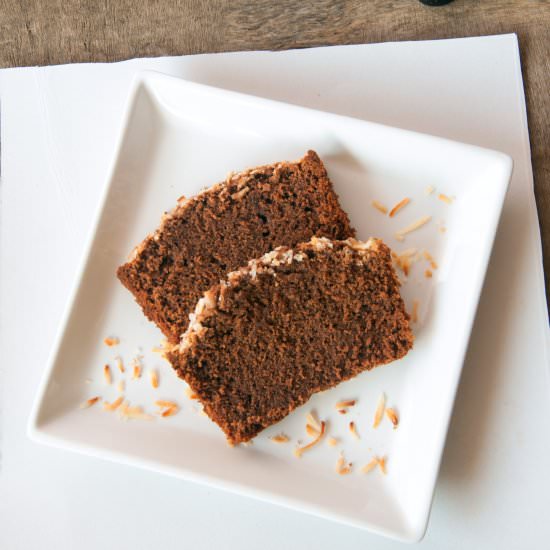 Chocolate Coconut Pound Cake