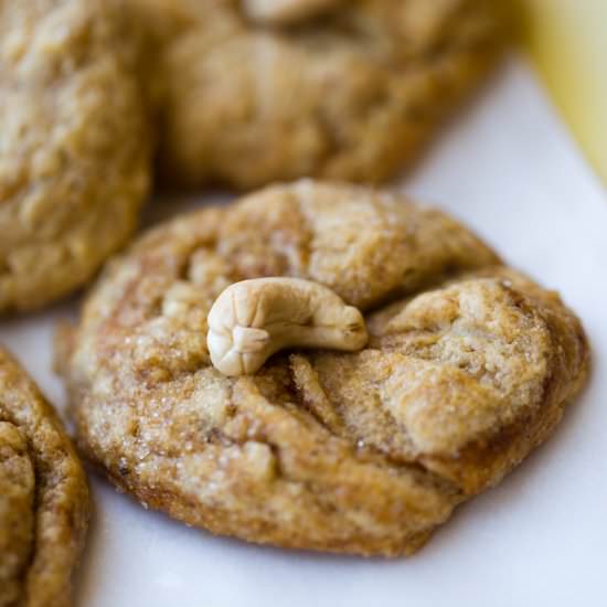Cashew Butter Cookies