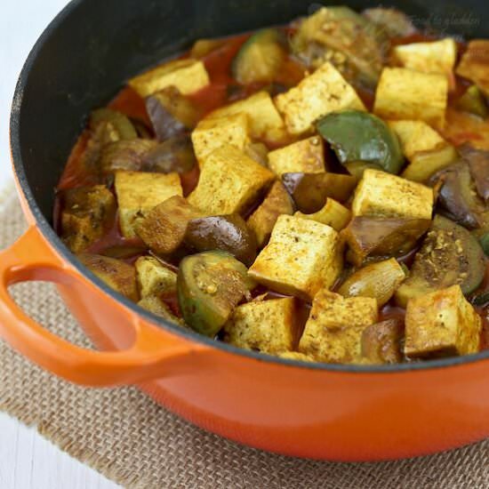 Tofu Eggplant Curry