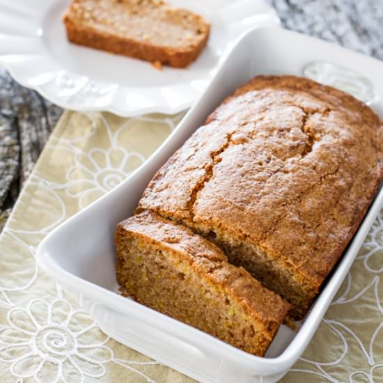 Spiced Cantaloupe Tea Loaf