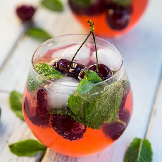 Cherry Limoncello Spritz