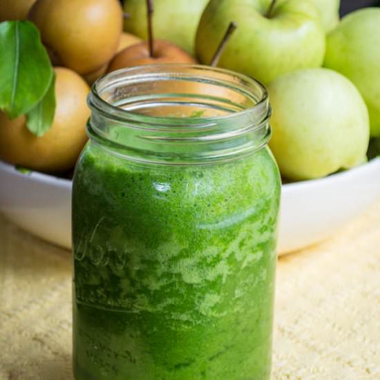 Apple Asian Pear Detox Smoothie