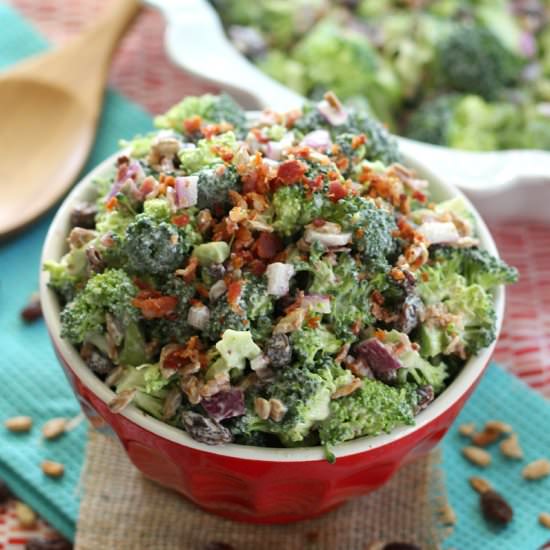 Skinny Broccoli Salad