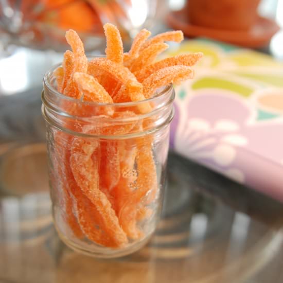 Sugared Grapefruit Rind