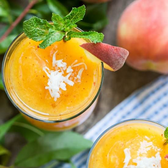 Peach-Coconut Daiquiri