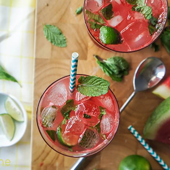 Watermelon Mojitos