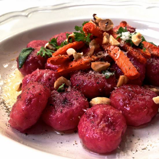Beet and Potato Gnocchi (GF)