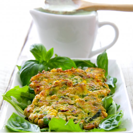 Zucchini – Corn Cakes