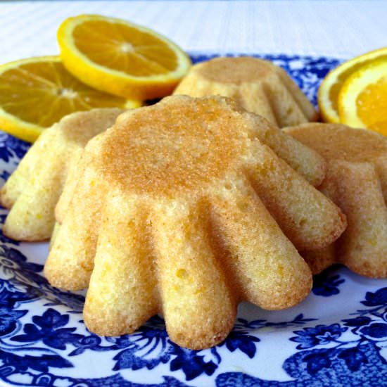 Brown Butter Orange Financiers (GF)