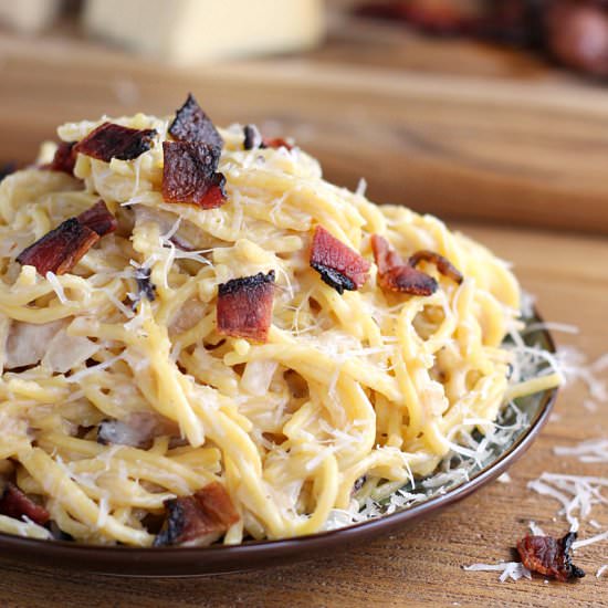 Bacon Gouda Alfredo