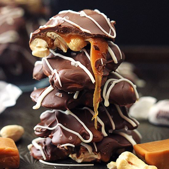 Caramel Cashew Clusters