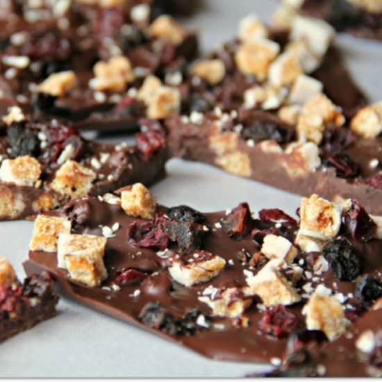 Dark Chocolate Berry Bark