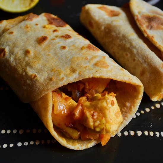 Vegetables Kathi Roll