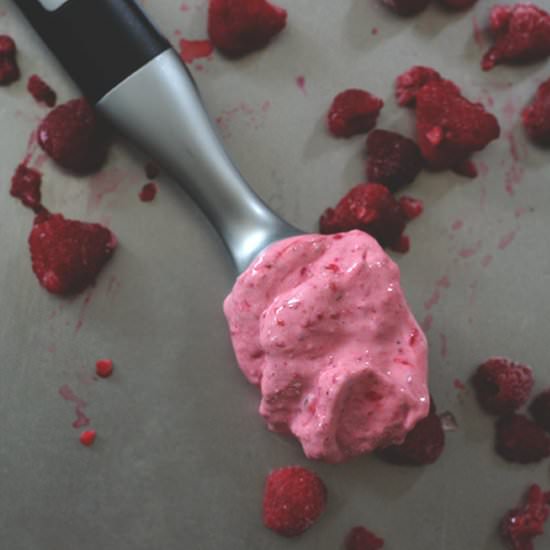 Instant Raspberry Frozen Yogurt