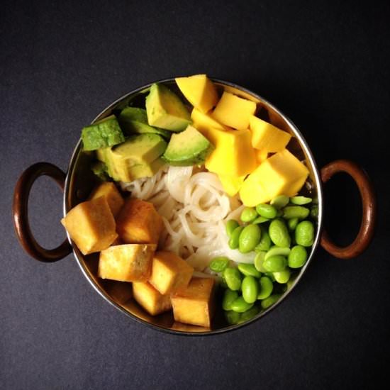 Summer Miso Noodle Bowl