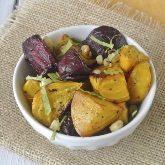 Roasted Beet and Grilled Corn Salad