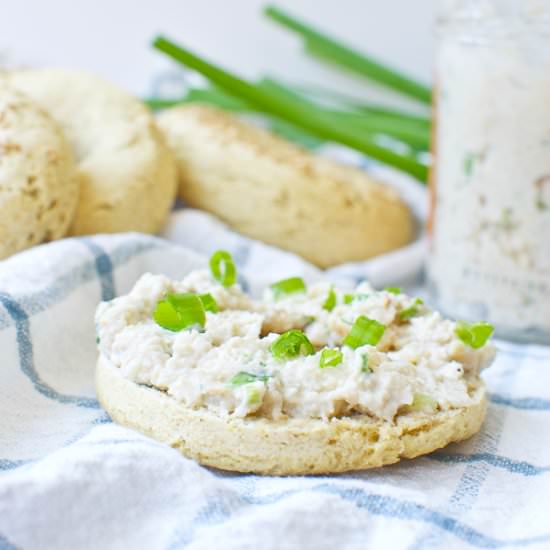 2-Ingredient Vegan Cream Cheese