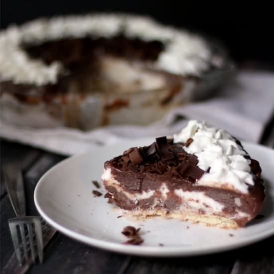 Hot Fudge Ice Cream Pie