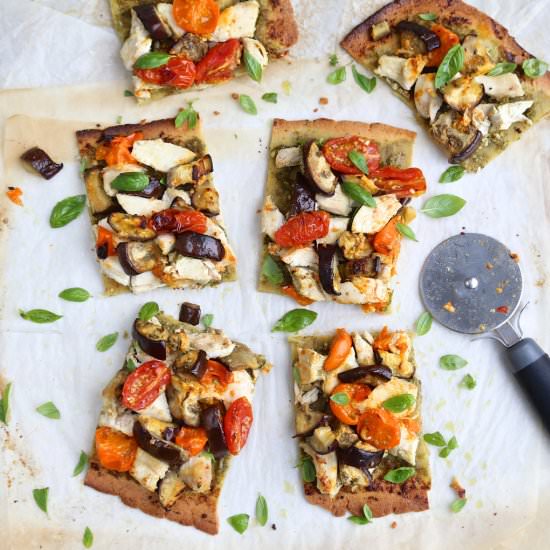 Low-Carb Thin Crust Paleo Pizza