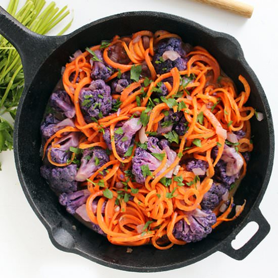 Purple Cauliflower Curry