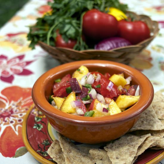 Summer Peach Salsa