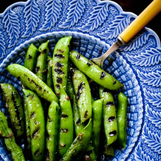 Grilled Sugar Snap Peas