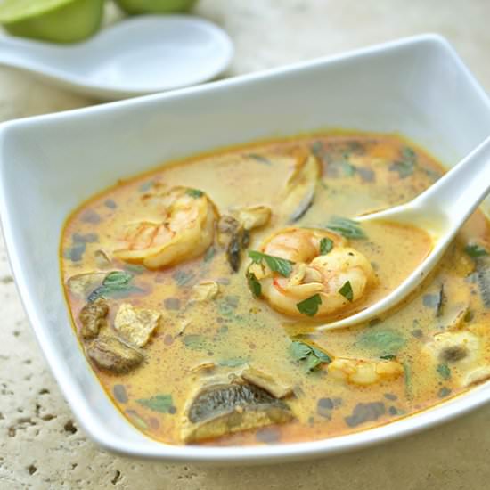 Thai Coconut Shrimp Soup