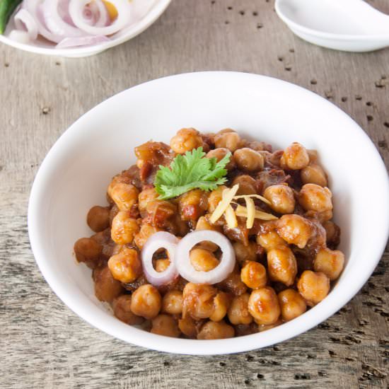 Zero Oil Chole Masala