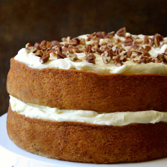 Banana Cake & Cream Cheese Frosting