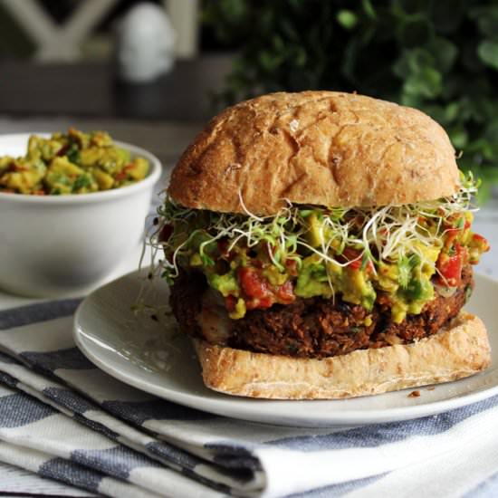 Mushroom & Lentil Burgers