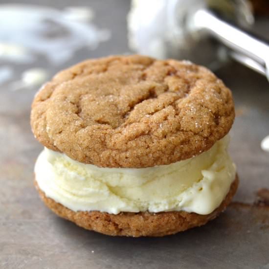 Ginger & Nutmeg Ice Cream Sandwich