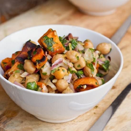 Sweet Potato Chickpea Salad